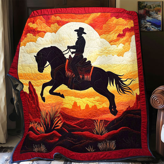 Rynx | Cowboy In The Sunset Quilt