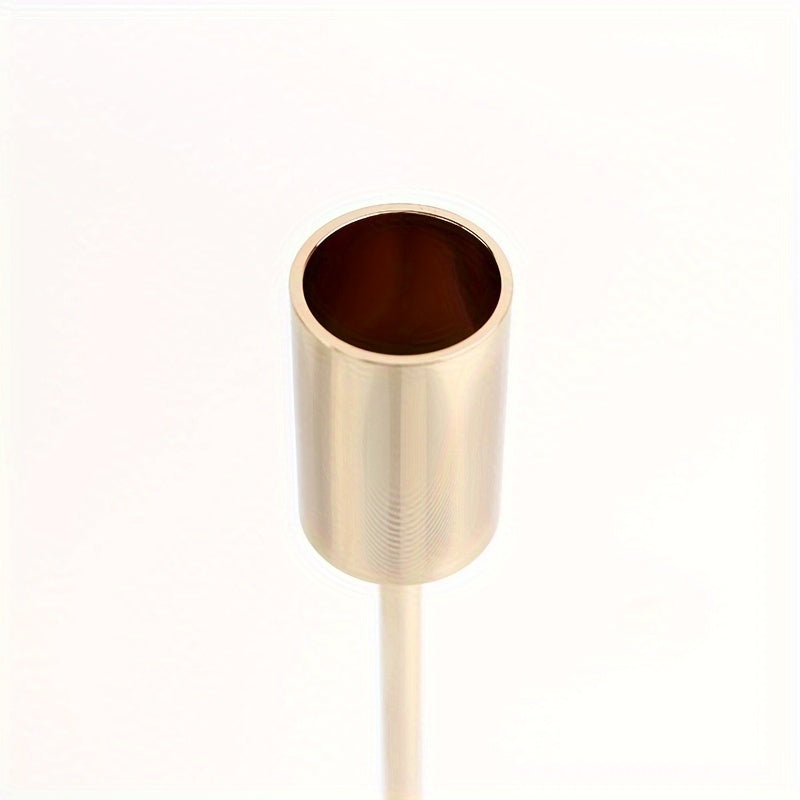 Rynx | ElegantGleam | 3-piece metal candle holder set for the table