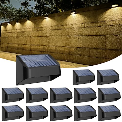 Rynx | Bright Solar Garden Lights, Outdoor Solar Lights Waterproof, Warm White And RGB 8 Colors, Twilight To Dawn Patio Lights, Outdoor Lighting