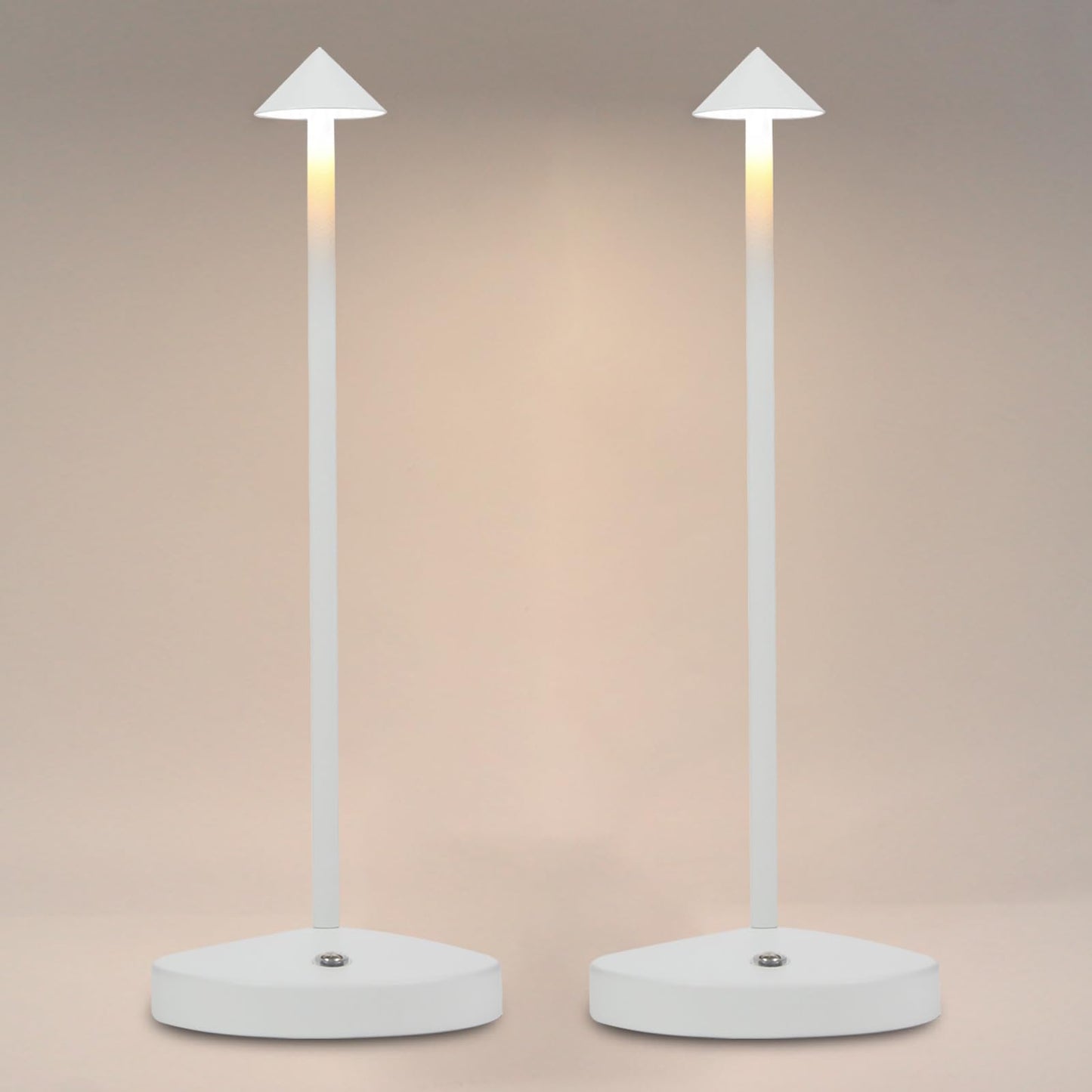 Rynx | Sunligtgo Portable LED Table Lamps 2 Pack, 5500Mah Rechargeable, 3 Color Modes, Dimmable