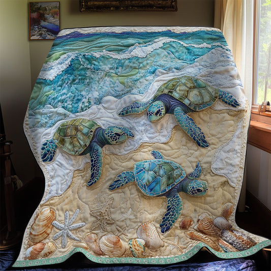 Rynx | Turtle In Sand Quilt