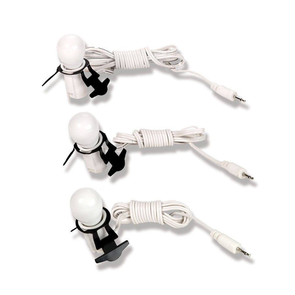 Rynx | Department 56 48" White Building Lights Cables For Villages - Steel Accessories