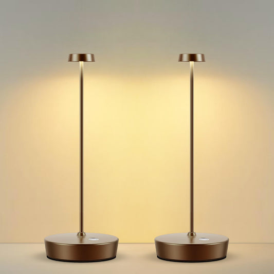 Rynx | Sikevht 2Pack LED Table Lamps, Rechargeable, Dimmable, Portable for Indoor/Outdoor Use