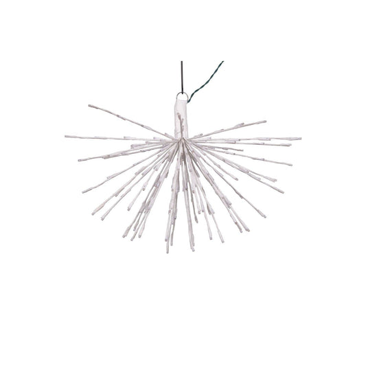 Rynx | Vickerman 160Lt X 24&quot; White Starburst Pure White 5Mm Twinkle Led Lights.