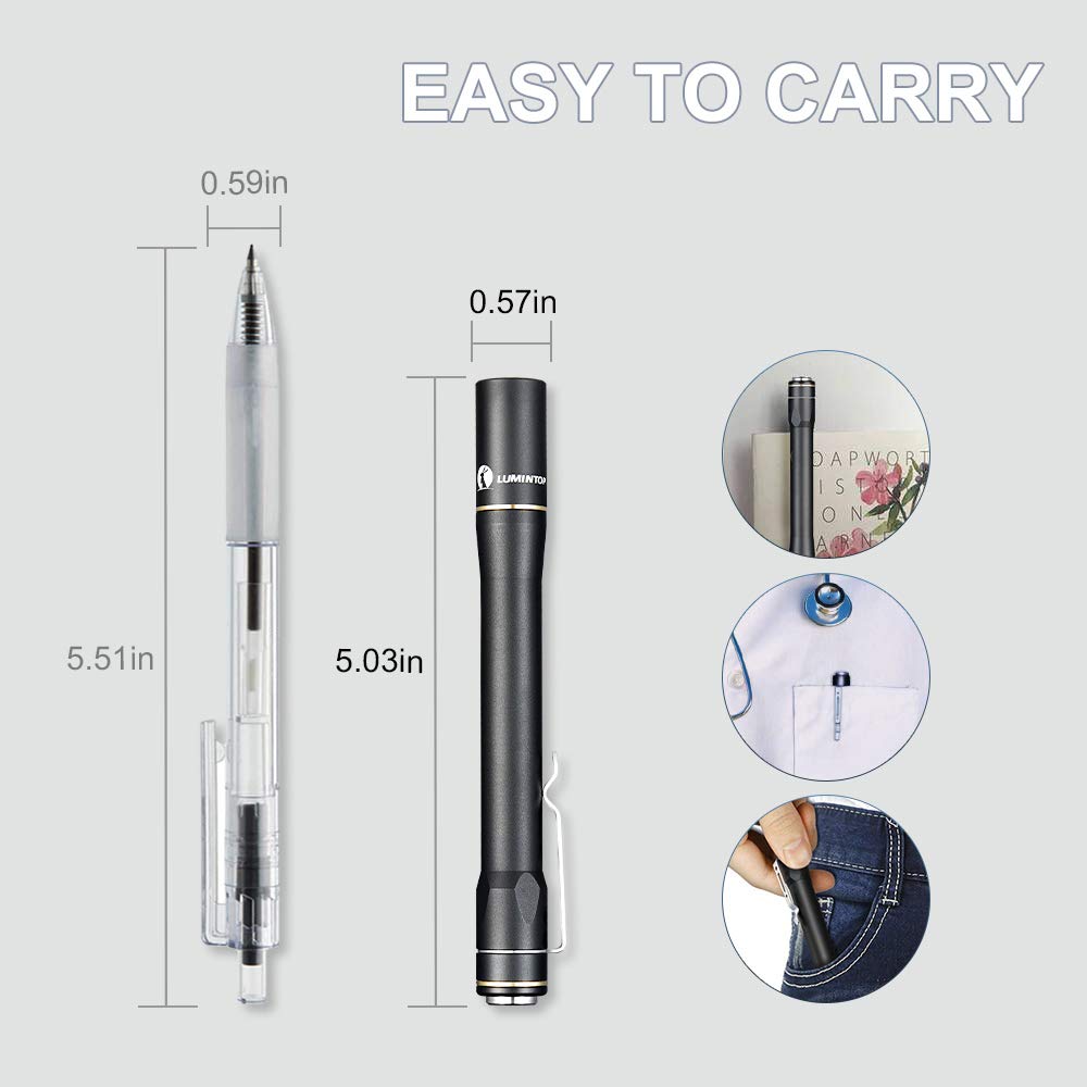 Rynx | Lumintop Iyp365 Penlight - 200 Lumens Cree Led, Ipx-8 Waterproof, 3 Modes,