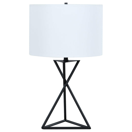 Rynx | Underlay Home Decor Drum Table Lamp White And Black