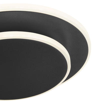 Rynx | Luna Eclipse To Circles Multiuse Lamp // Black