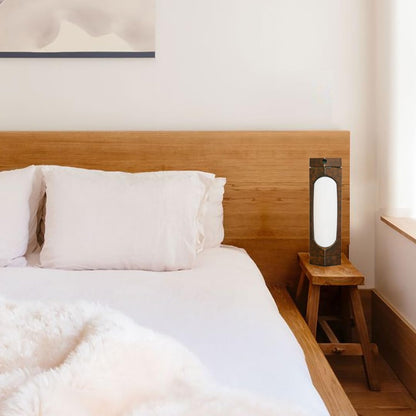 Rynx | Kosherlamp™ Max - Elegant Brown Marble Table Lamp by Kosher Innovations™