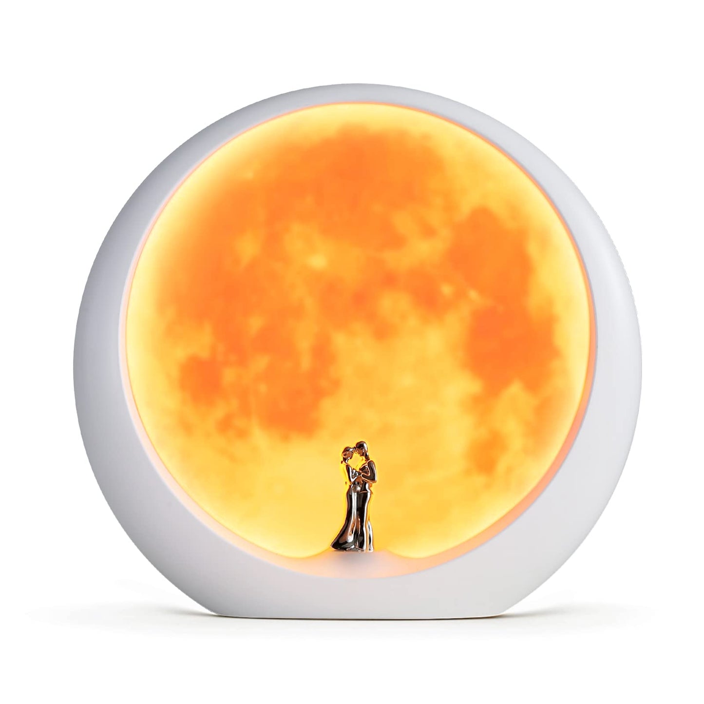 Rynx | Mamre Moon Mood Lamp - Unique White Art Decoration For Anniversary & Valentine's Day Gift