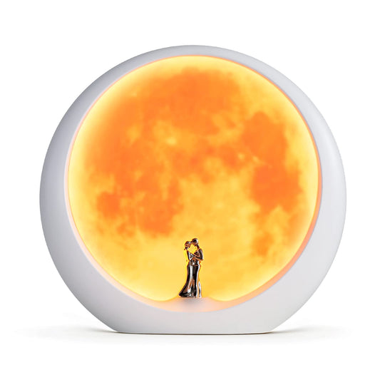 Rynx | Mamre Moon Mood Lamp - Unique White Art Decoration For Anniversary & Valentine's Day Gift