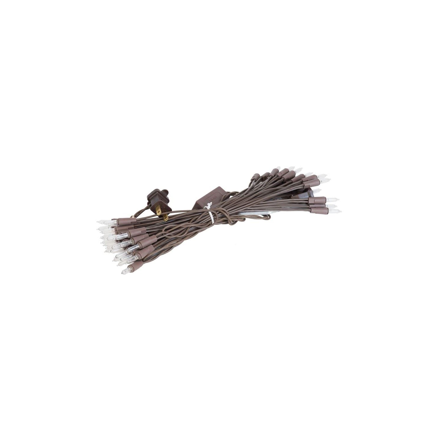Rynx | Vickerman 50 Lights Led Warm White Dura-Lit Mini Lights, Brown Wire