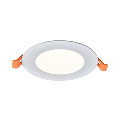 Rynx | Elk Home 4-inch round recessed light - white integrated LED, aluminum steel finish