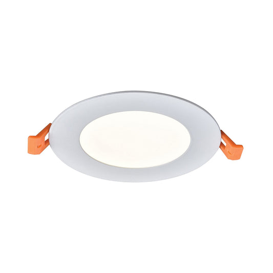 Rynx | Elk Home 4-inch round recessed light - white integrated LED, aluminum steel finish