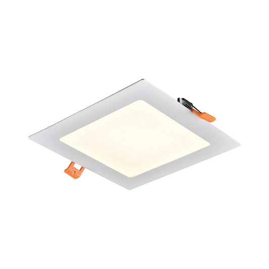 Rynx | Elk Lighting 6" White Integrated Led Recessed Light - Modern Square Fixture