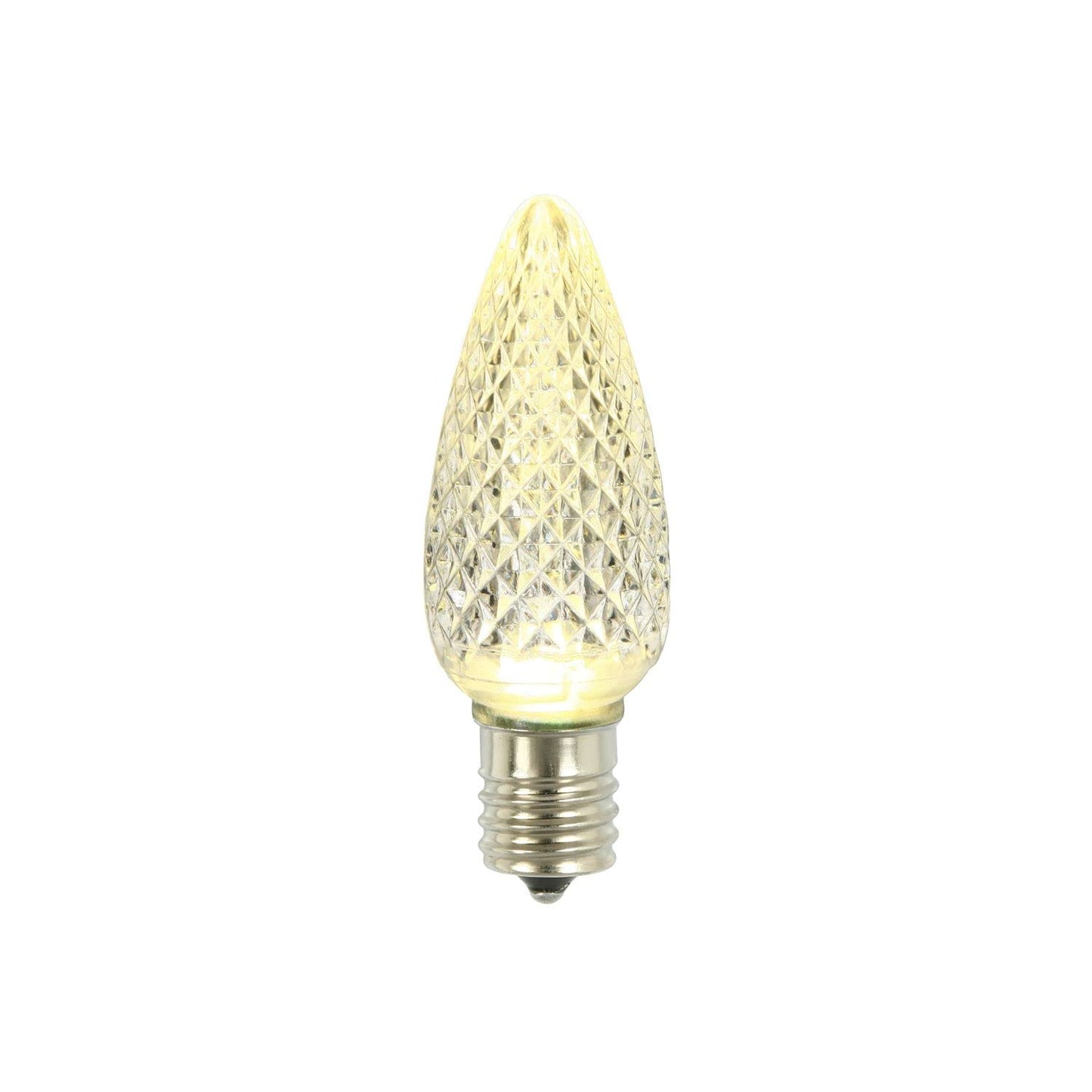 Rynx | Vickerman C9 Led Warm White Faceted Sparkling Replacement Bulb, Pack of 25