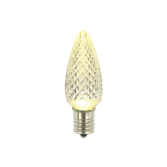Rynx | Vickerman C9 Led Warm White Faceted Sparkling Replacement Bulb, Pack of 25