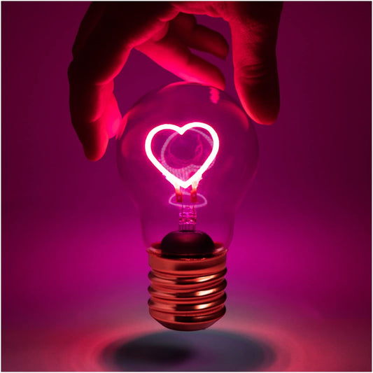 Rynx | Suck Uk Heart Neon Light Lamp | Rechargeable Portable Pink Table Lamp With Touch Control | Wireless Nightstand Lamp For Home Decoration | Bedroom | Valentine's Day Decorations | Gifts | Romantic Room Lighting