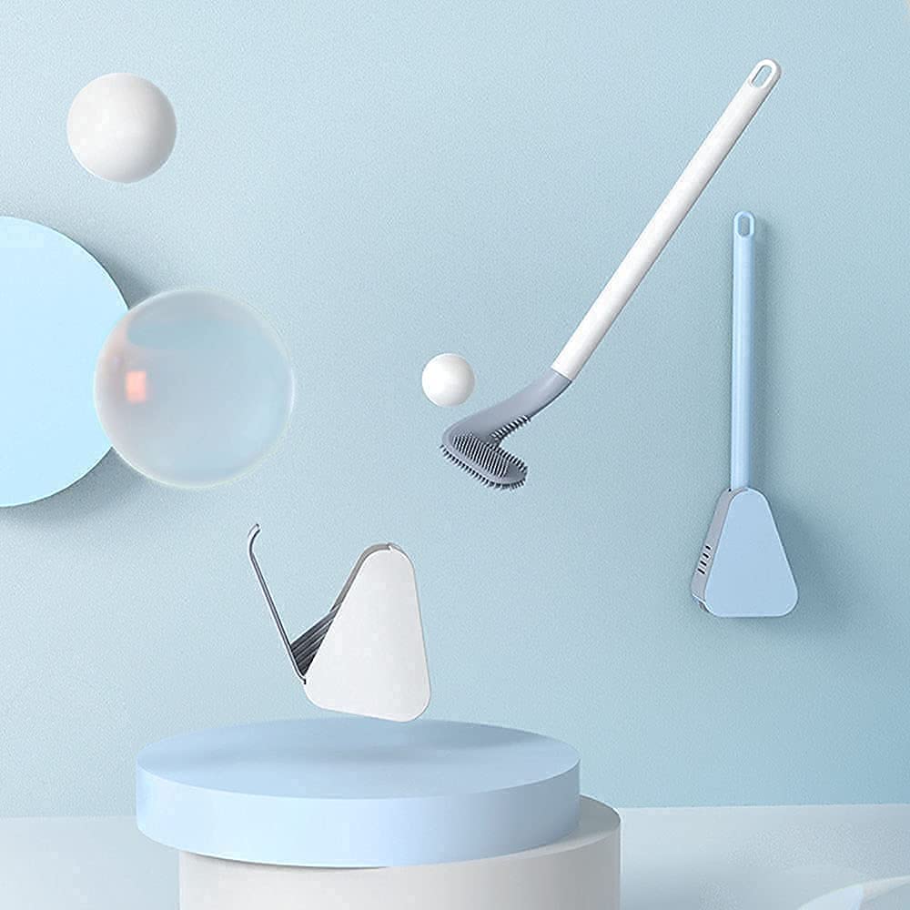 Rynx | Long Handle Flexible Silicone Golf Toilet Brush