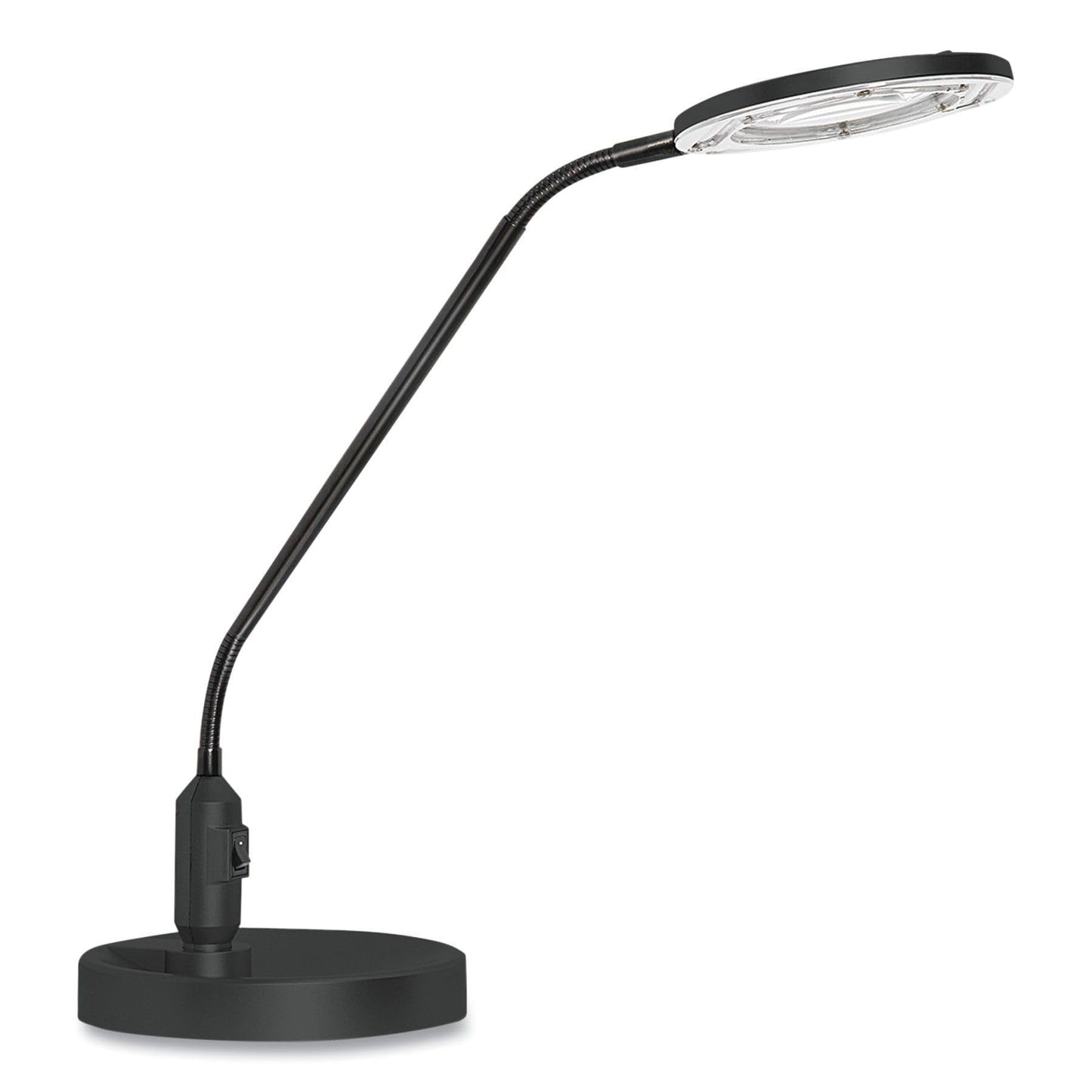 Rynx | Alera Aleledm765B 6.88 Inches B X 16.63 Inches D X 16.75 Inches H 3 Diopter Clip-On Led Desk Magnifier - Black
