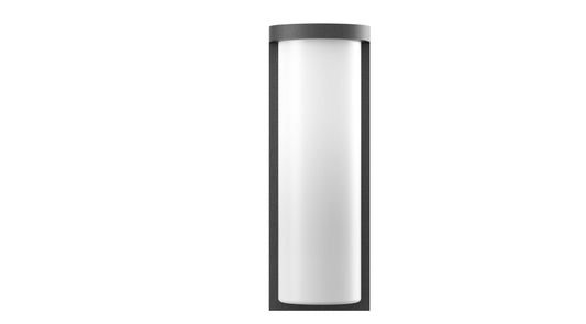 Rynx | Esenlite Energy-saving Smart Motion Sensor Led Wall Light, Up to 2000Lm, Outdoor or Indoor Wall Light, Ac-powered Led Light with Waterproof Ip65 and Dusk to Dawn Function (Black)