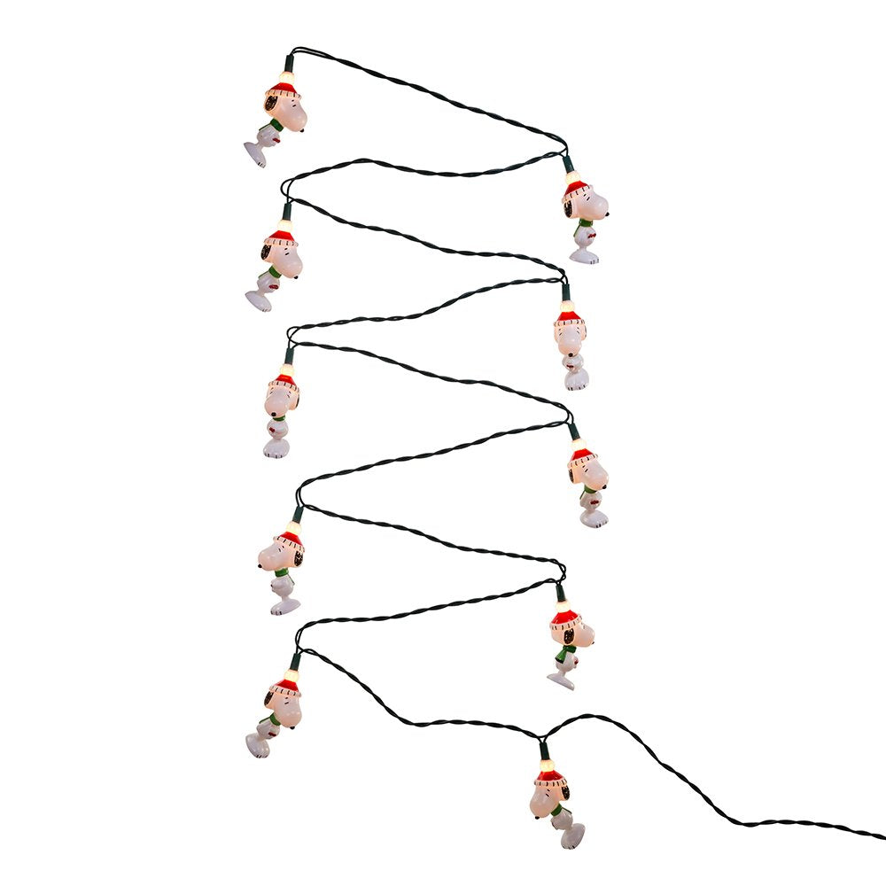 Rynx | Peanuts Kurt Adler 11-Foot 10-Light Snoopy Light Set