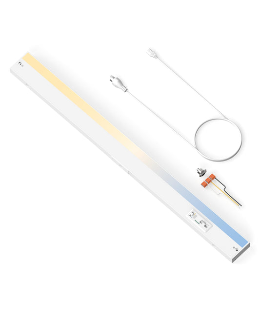 Rynx | Ensenior 12 Inch Led Under Cabinet Lighting Hardwired Or Plug-In Installation, 5Cct Color Selectable - 2700K/3000K/3500K/4000K/5
