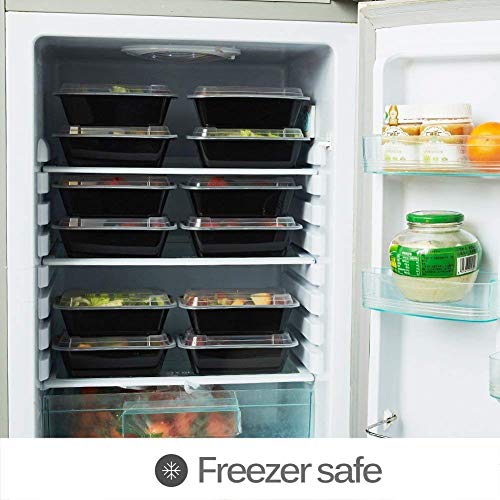 Rynx | 50 Piece: Meal Prep Reusable Containers - BPA-Free - Bento Insulated Lunch Boxes