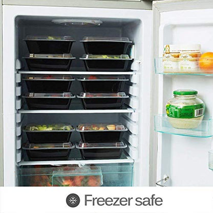 Rynx | 50 Piece: Meal Prep Reusable Containers - BPA-Free - Bento Insulated Lunch Boxes