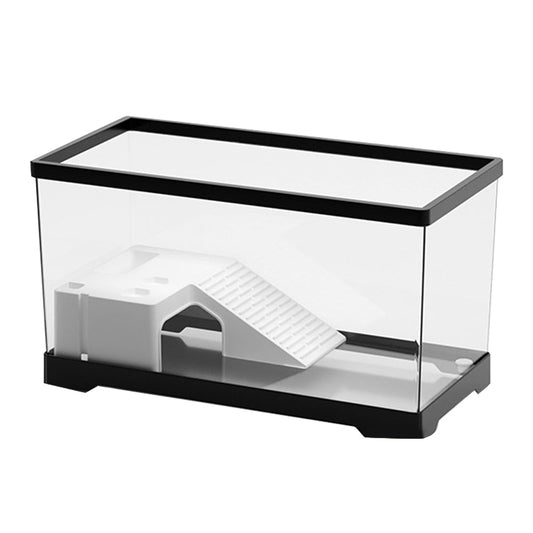 Rynx | Crystal clear turtle tank with drainage and heating platforms