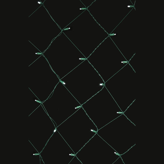 Rynx | 120 Light Wide-Angle Led Net Lights Set Pure White Light On Green Wire