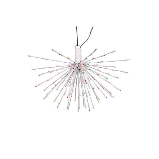 Rynx | Vickerman 160Lt X 24" White Starburst Multicolored 5Mm Led Lights.