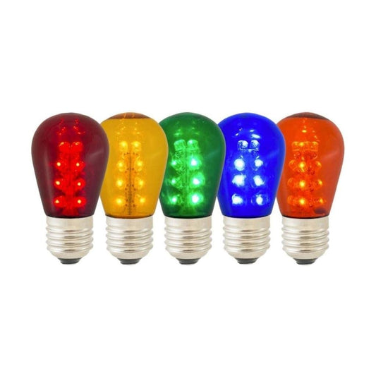 Rynx | S14 Ledmulti Transparent Bulb E26 Base 5/Pk