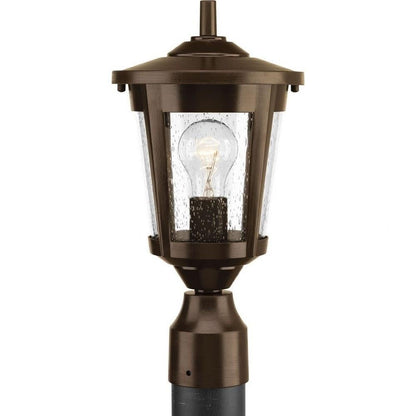 Rynx | Progress Lighting Antique Bronze 1-100W Medium Post Lantern - Durable Aluminum Design