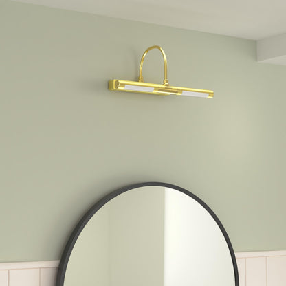 Rynx | Biglight Wireless Led Picture Lighting With Remote Control, Dimmable Gold Lamp For Art & Portraits, 13 Inches