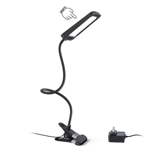 Rynx | Trond LED Desk Lamp With Clip, 1000Lm Super Bright 3-Level Dimmable Table Light 6000K Daylight, Extra Long Flexible Goose Neck Clip Light, Eye-friendly Clip Lamp For Painting, Workbench, Reading, Sewing