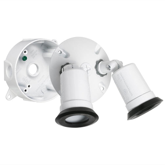 Rynx | Hubbell-Bell Lt233Wh Traditional Outdoor Floodlight Set, White