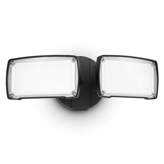 Rynx | Lutec 32W Double-Head Led Floodlight, 3500 Lumen, 5000K, Waterproof Outdoor Security Light