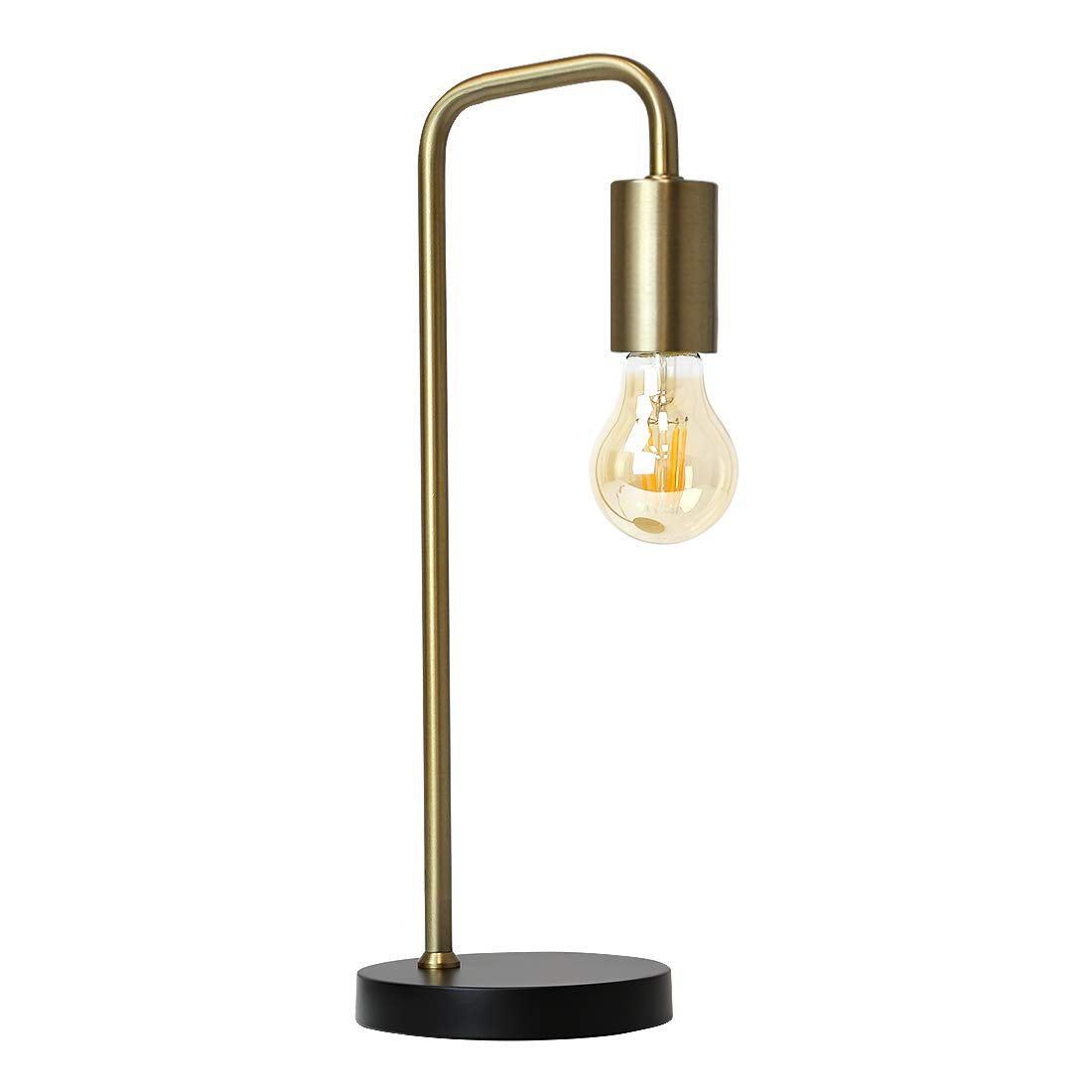 Rynx | O?Right Industrial Desk Lamp, 100% Metal Lamp, UL Certified Ceramic E26 Socket, Minimalist Design for Home Decoration, Table Lamp