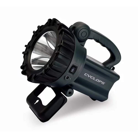 Rynx | Cyclops 10W Rechargeable Spotlight, 850 Lumen, Ac/Dc Charger & 12V Car Plug, Multi-colored