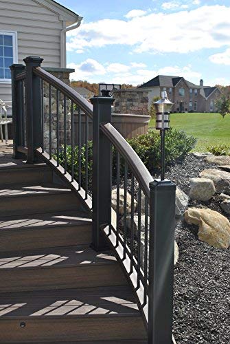 Rynx | Tru-Post Tru-Scapes Oil Lamp For Deck Railing Or Fence, 4.5" X 4.5
