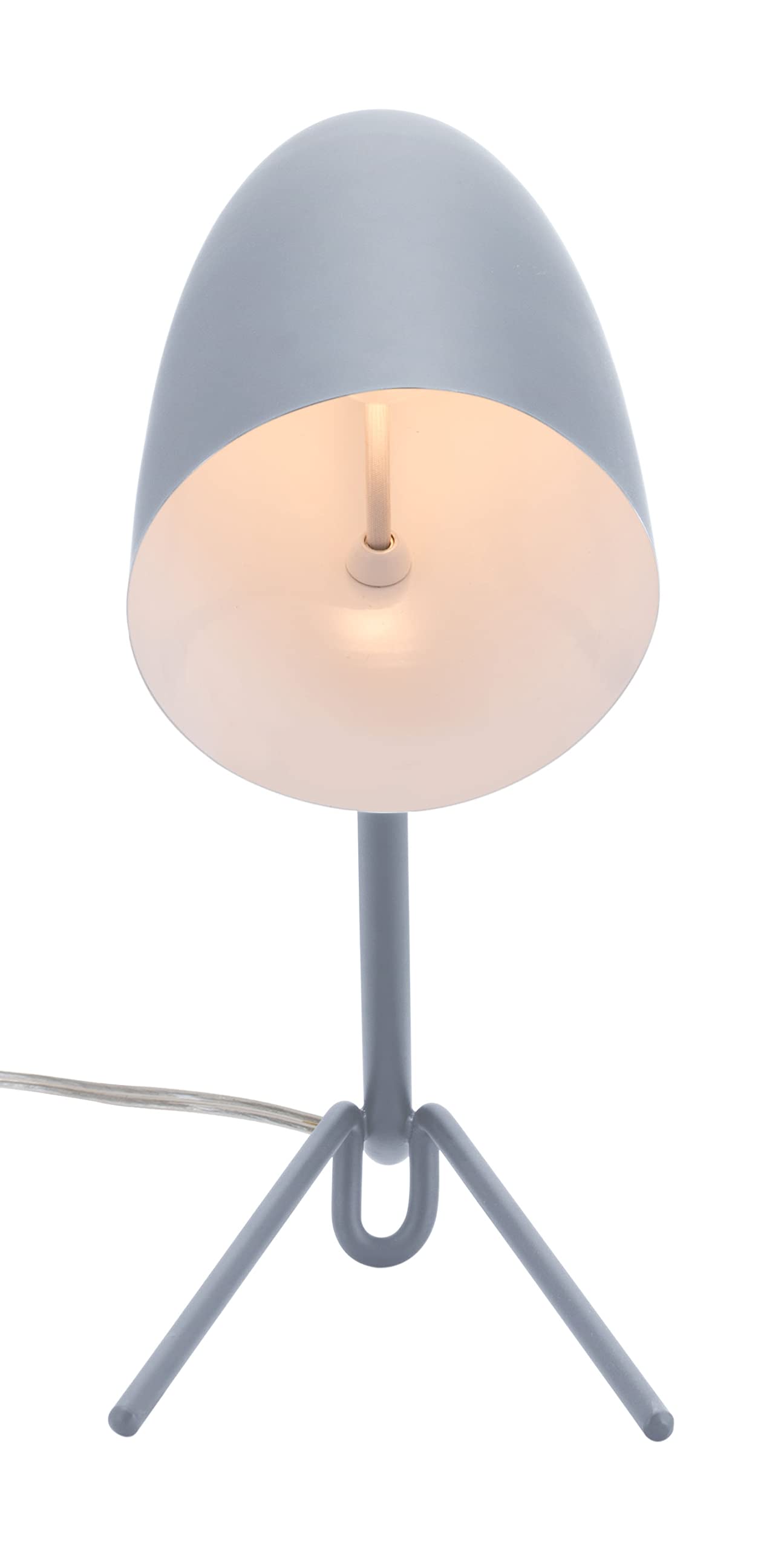 Rynx | Zuo Jamison Gray Metal Table Lamp - Modern Lighting for Home and Office Decor