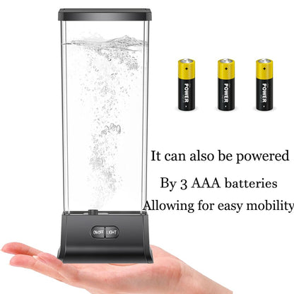 Rynx | Colorlife Electric Jellyfish Tank Lamp - Color Changing Mood Light For Kids & Home Deco, Black