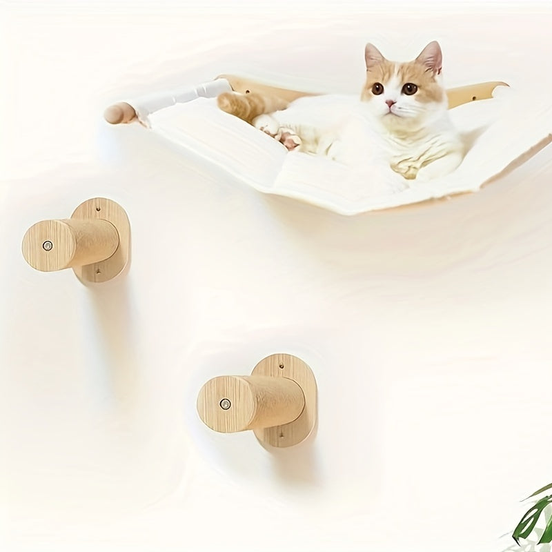 Rynx | CatClimb - Set with 2 Wood Cat Wall Ladders for Cats & Kittens