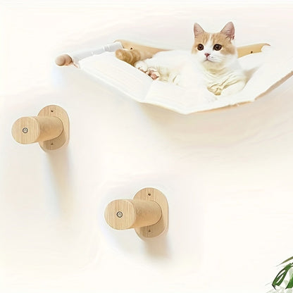 Rynx | CatClimb - Set with 2 Wood Cat Wall Ladders for Cats & Kittens