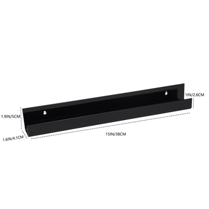Rynx | AcrylicClear - Floating Transparent Storage Shelves for Bedroom, Living Room & Bathroom