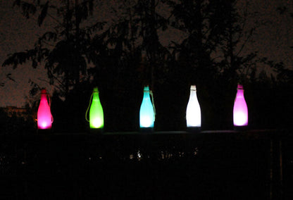 Rynx | 5 Piece Solar Wine Bottle Light Outdoor Decoration Plastic LED Hanging Light