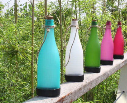 Rynx | 5 Piece Solar Wine Bottle Light Outdoor Decoration Plastic LED Hanging Light