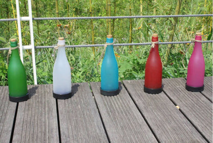 Rynx | 5 Piece Solar Wine Bottle Light Outdoor Decoration Plastic LED Hanging Light