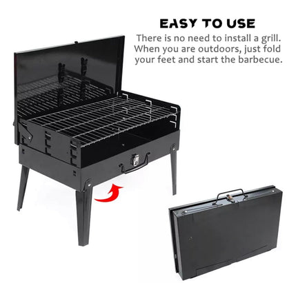 Rynx | Briefcase style portable folding grill