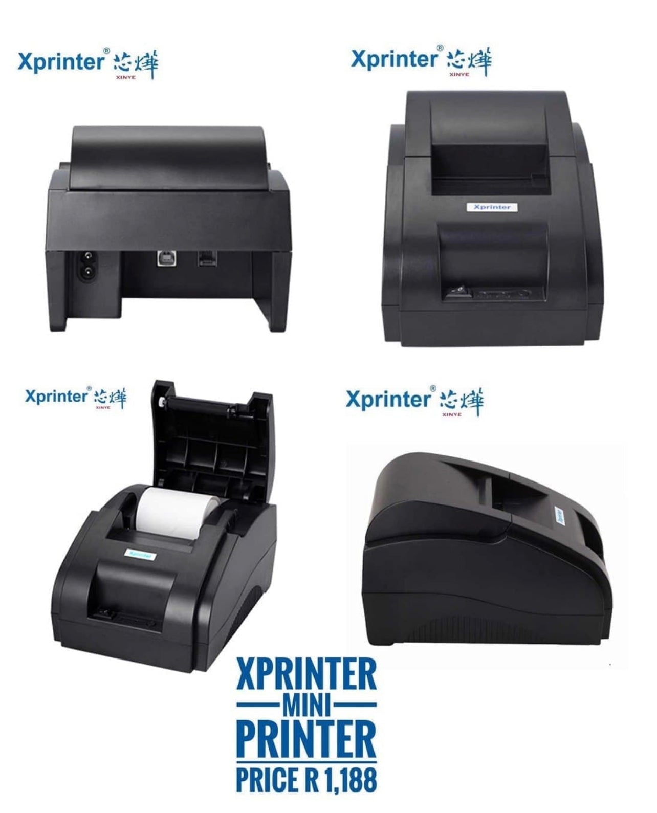 Rynx | Portable USB Bluetooth Thermal Printer